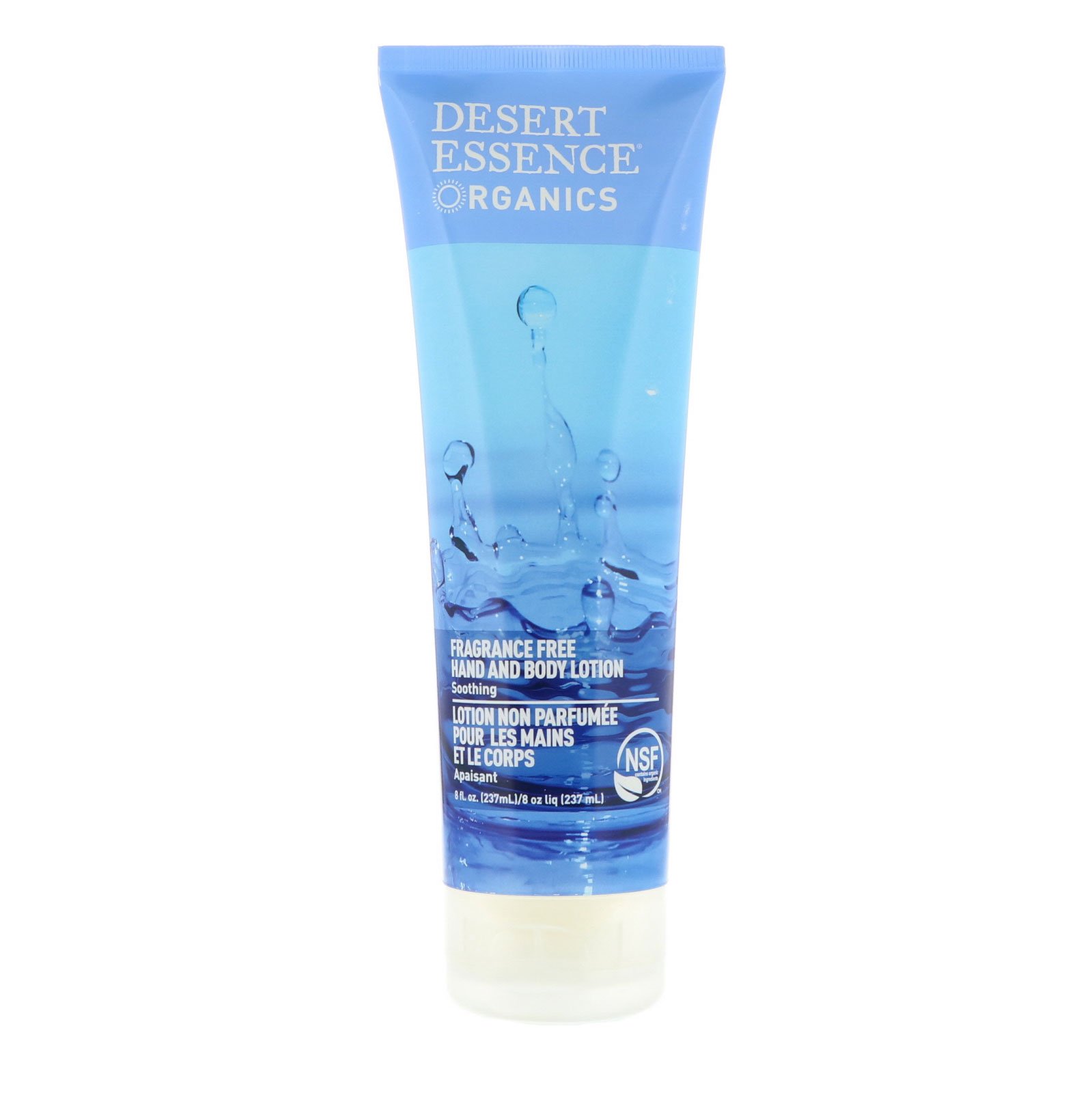 Comprar Desert Essence, Compostos orgânicos, Loção para as Mãos e Corporal, livre de perfume, 8 fl oz (237 ml)