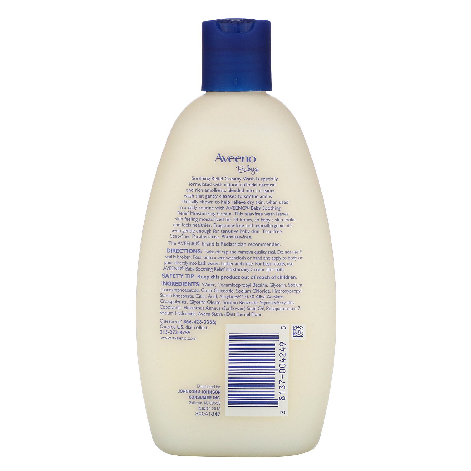 Comprar Aveeno, Creme para Bebês, Sem Cheiro, 8 fl oz (236 ml) - Imagem 2