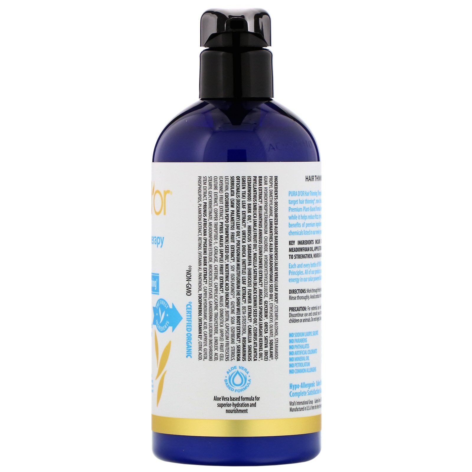 Comprar Pura D'or, Condicionador para Terapia Antiqueda, 473 ml (16 fl oz) - Imagem 2
