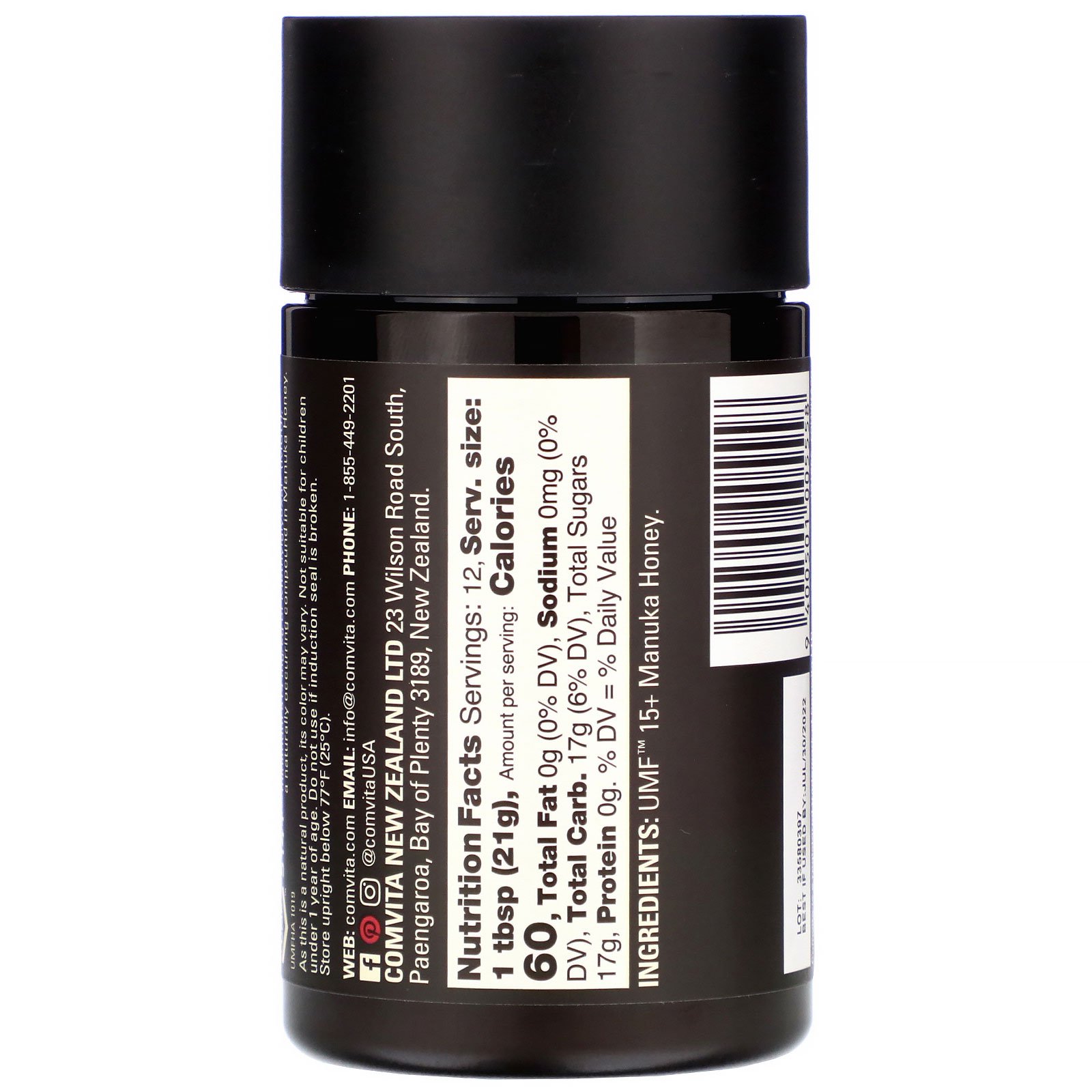 Comprar Comvita, Mel de Manuka, UMF 15+, 250 g (8,8 oz) - Imagem 2