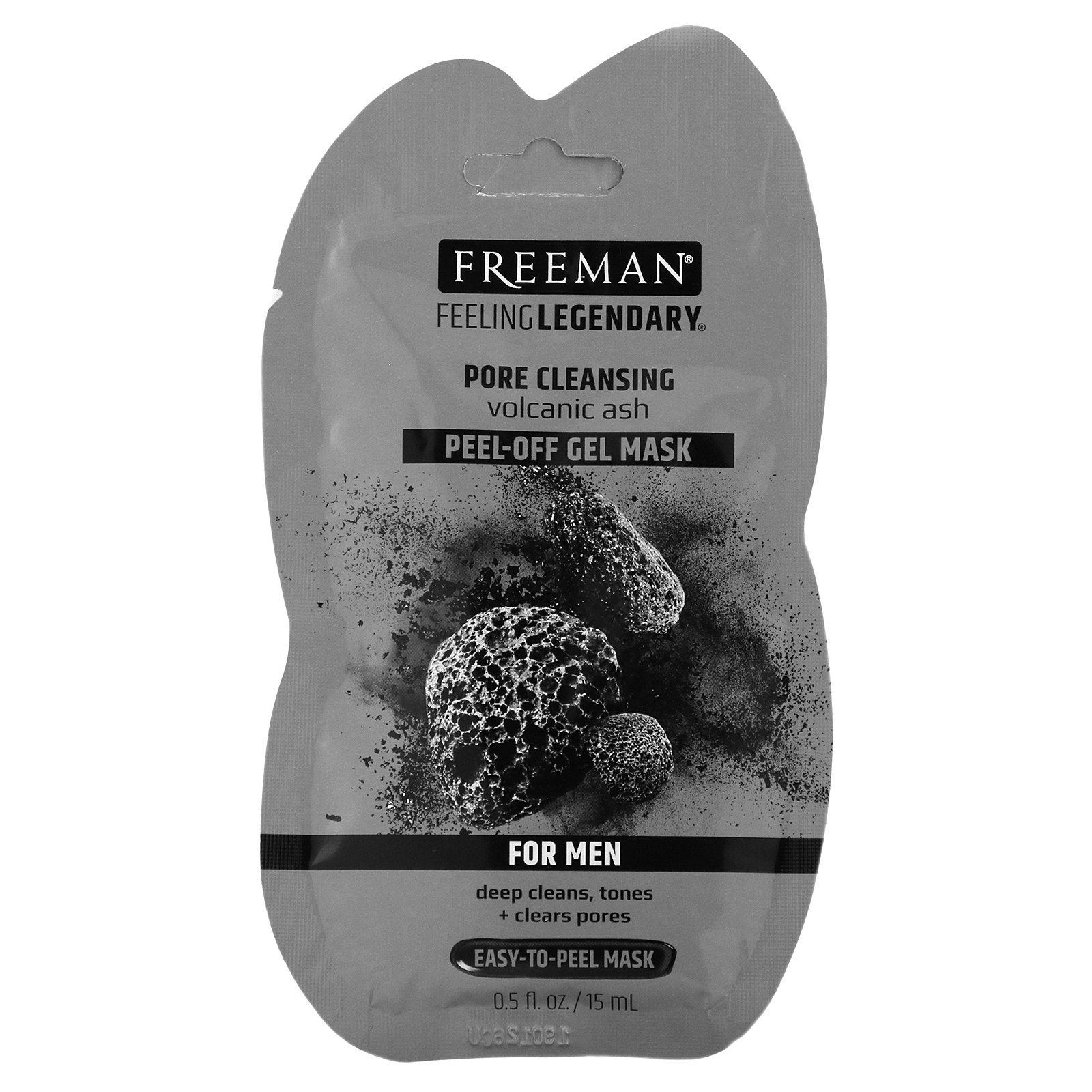 Comprar Freeman Beauty, Feeling Legendary, Pore Cleansing Peel-Off Gel Mask, For Men, 0.5 fl oz (15 ml)