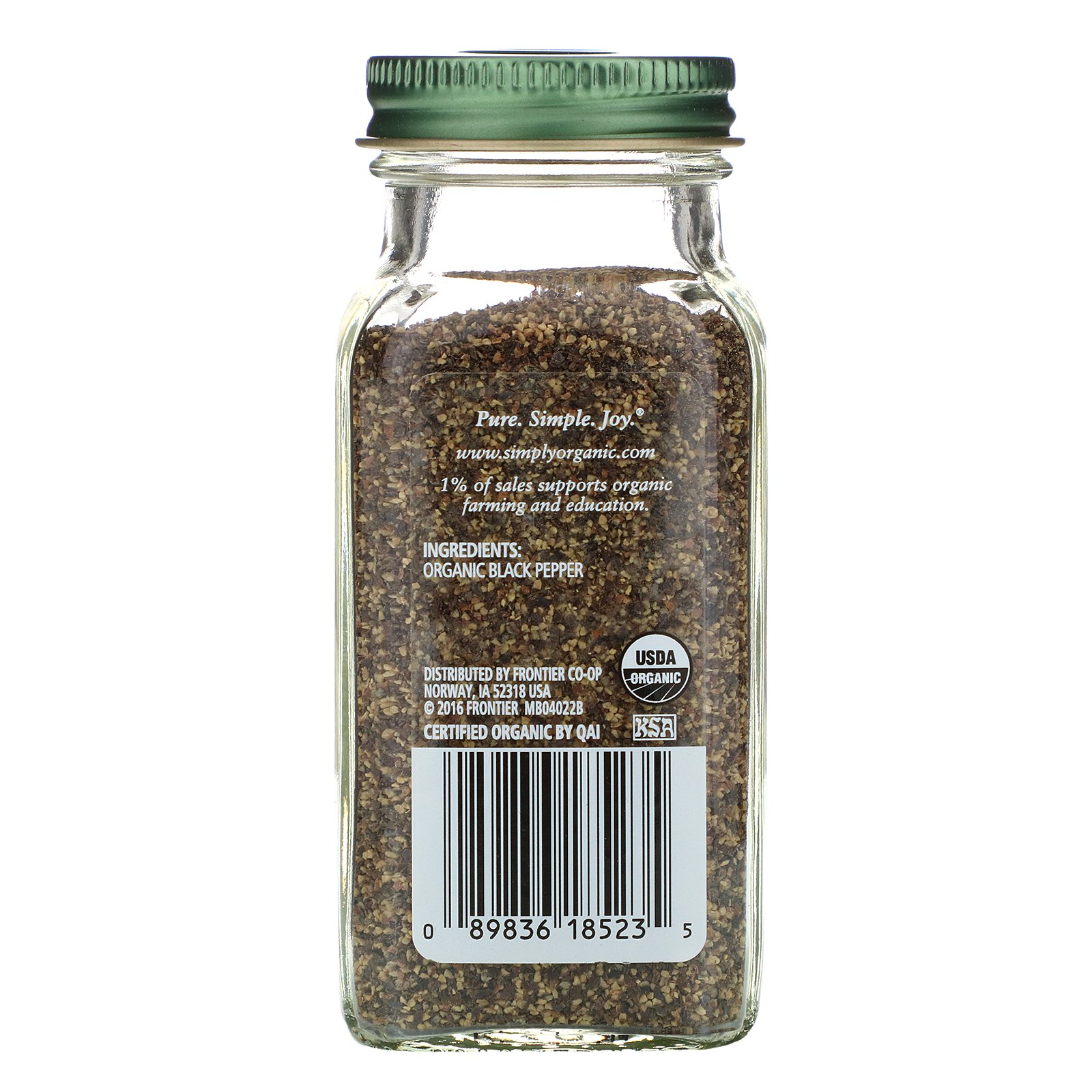 Comprar Simply Organic, Black Pepper, 65 g (2,31 oz) - Imagem 2