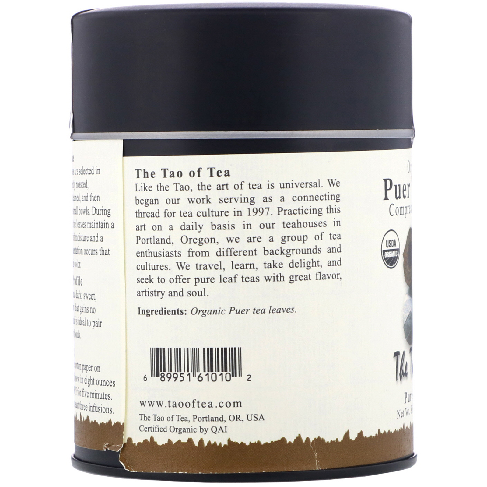 Comprar The Tao of Tea, Organic Compressed Puer Tea, Puer Tuocha, 3.0 oz (85 g) - Imagem 2