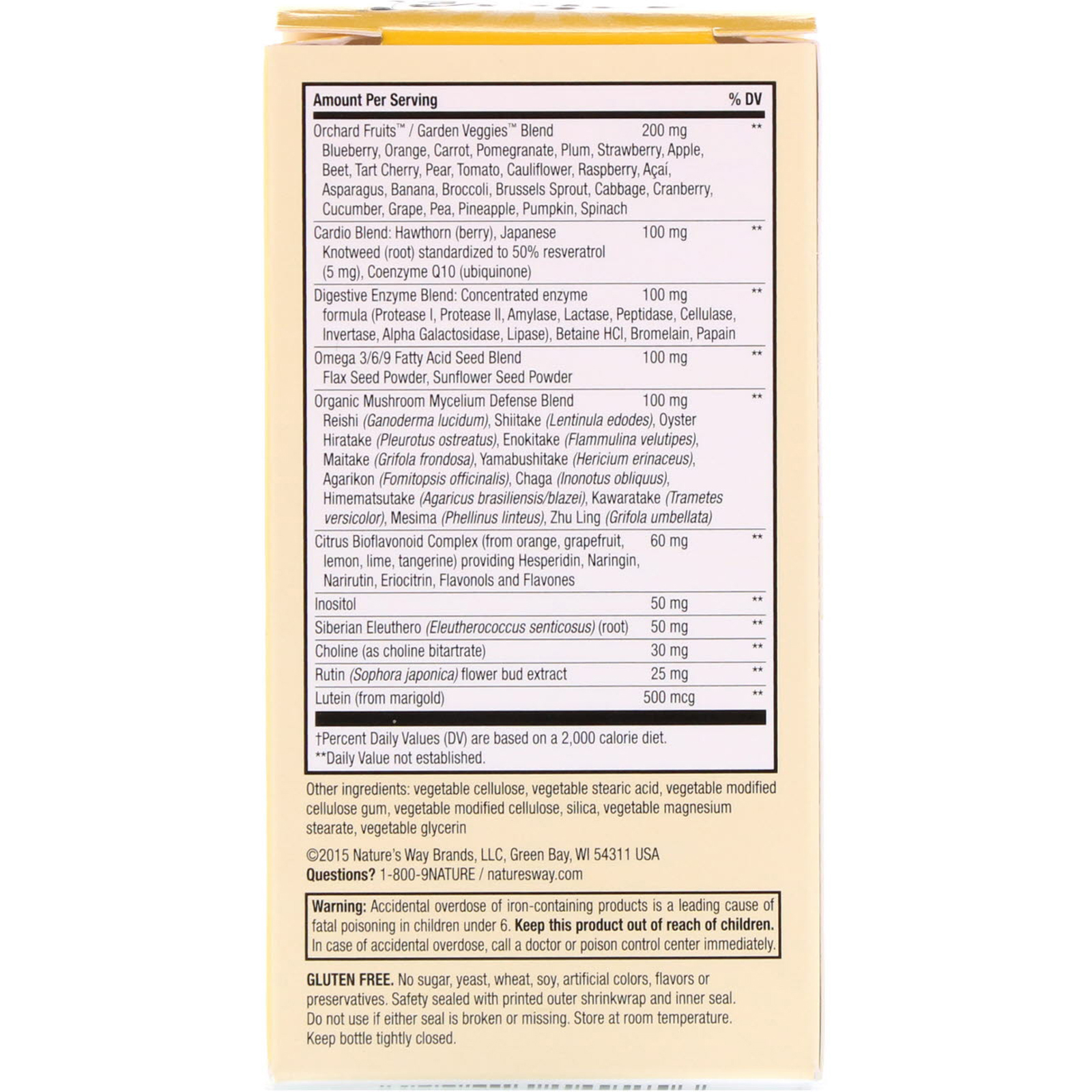 Comprar Nature's Way, Alive! Max3 Daily, Multi-Vitamin, 30 Tablets - Imagem 3
