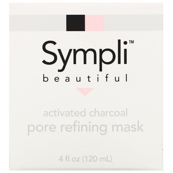 Comprar Sympli Beautiful, Máscara de carvão ativado para refinamento dos poros, 120 ml (4 fl oz) - Imagem 4