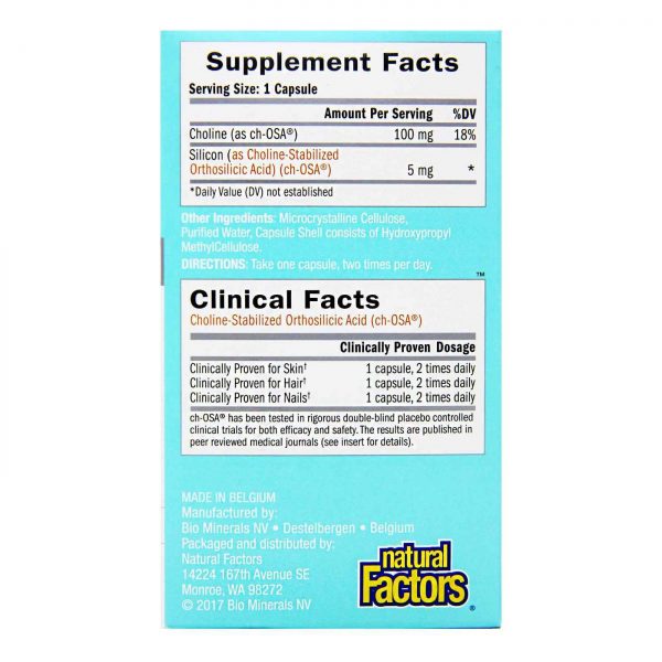 Comprar Natural Factors Biosil - 30 Cápsulas Vegetarianas - Imagem 4