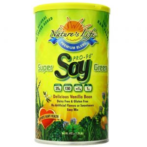 Comprar Nature's Life, Proteína de Soja Super Verde Pro-96 - 492 g