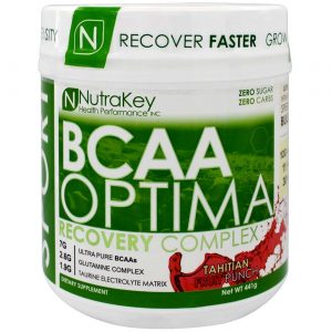 Comprar NutraKey, BCAA Complexo Optima Recovery, Punch de Fruta do Tahiti - 441 g