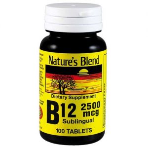 Comprar Nature's Blend, B12 2500 mcg - 100 Tabletes