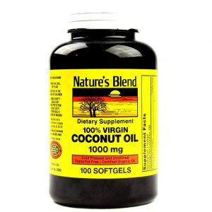 Comprar Nature's Blend, Óleo de Coco 1000 mg - 100 Cápsulas em Gel