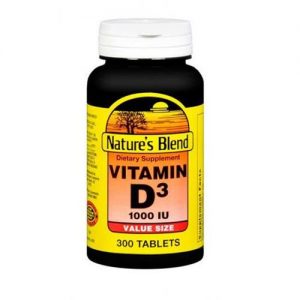 Comprar Nature's Blend, Vitamina D3 1,000 IU - 300 Tabletes