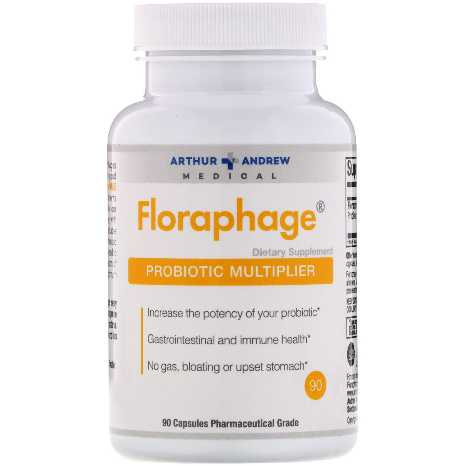 Comprar Arthur Andrew Medical, Floraphage, 90 Cápsulas