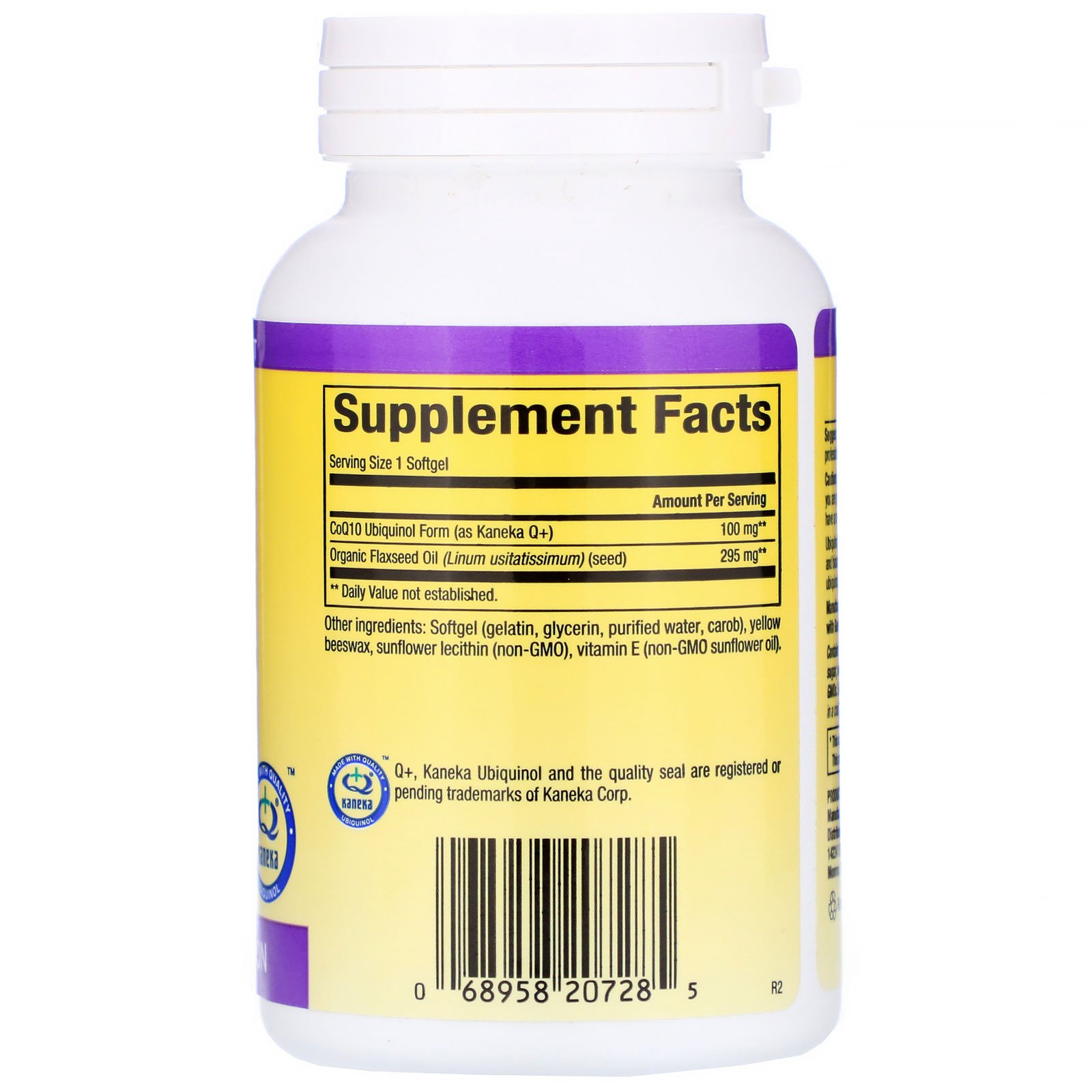 Comprar Natural Factors, Ubiquinol, QH, CoQ10 Ativa, 100 mg, 120 Cápsulas Softgel - Imagem 2