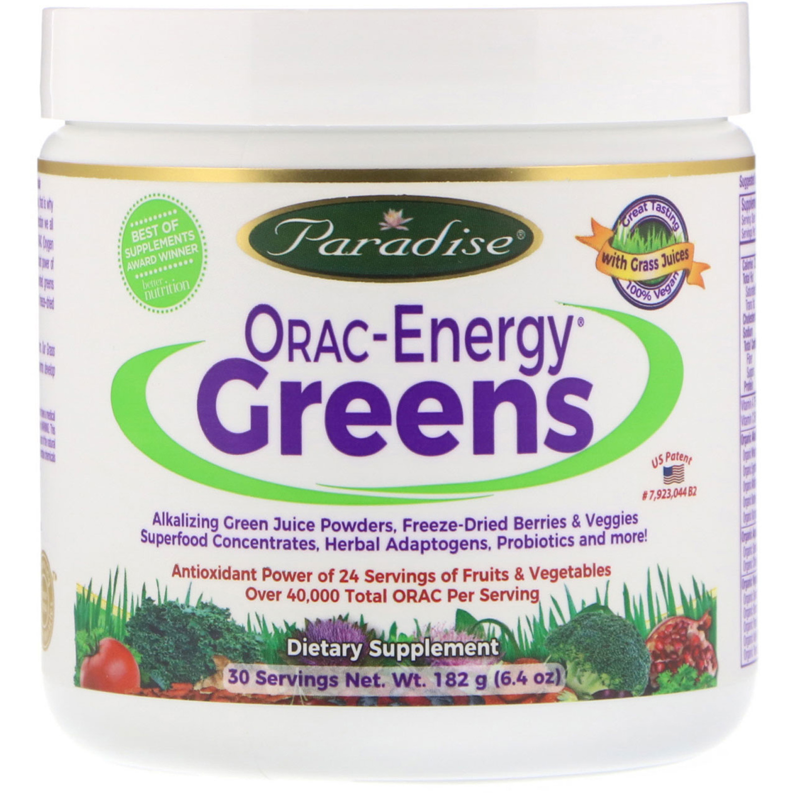 Comprar Paradise Herbs, ORAC-Energy Greens, 182 g (6,4 oz)