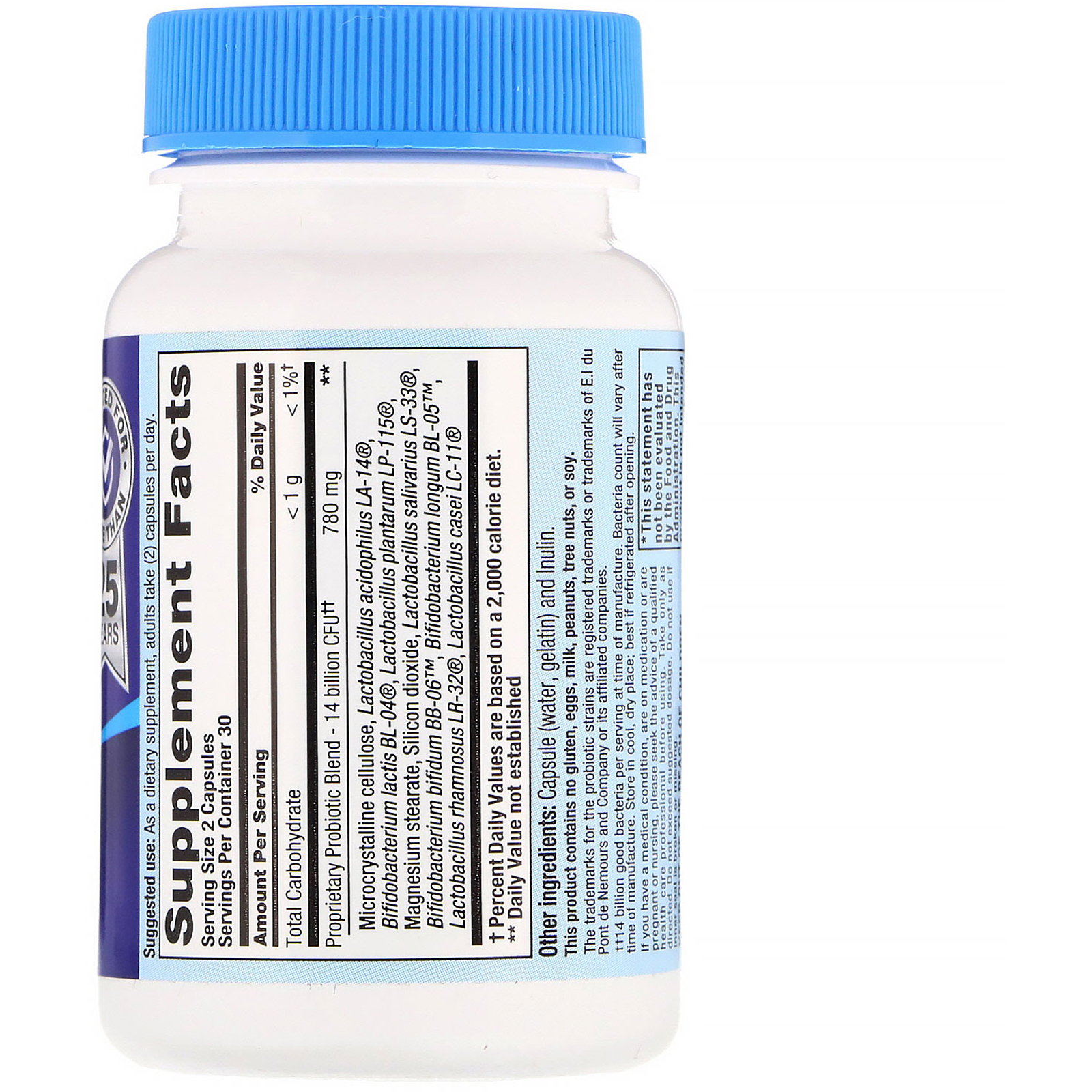 Comprar Nutrition Now, PB 8, Probiotic, 60 Capsules - Imagem 2