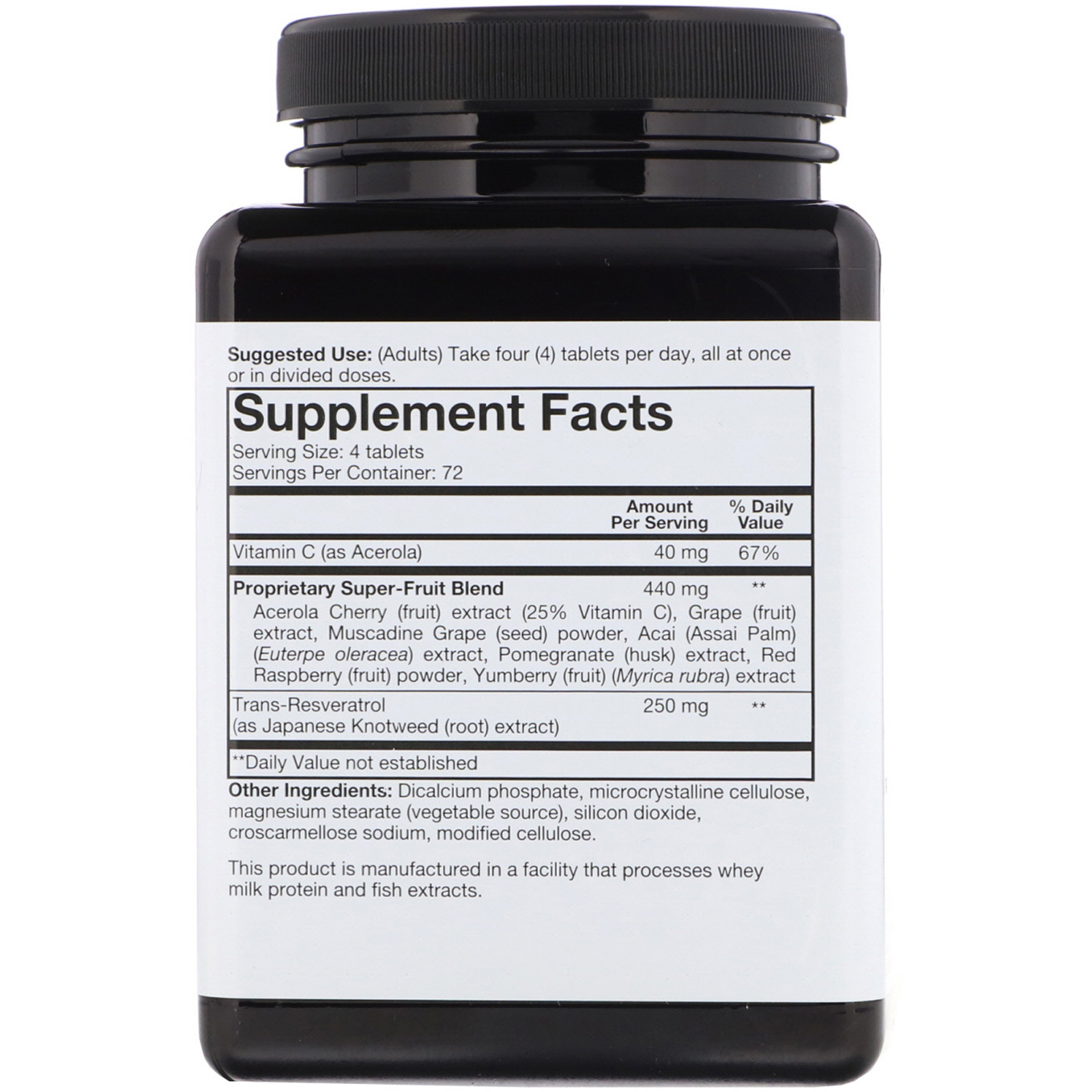 Comprar Youtheory, Resveratrol, 290 Pastilhas - Imagem 2