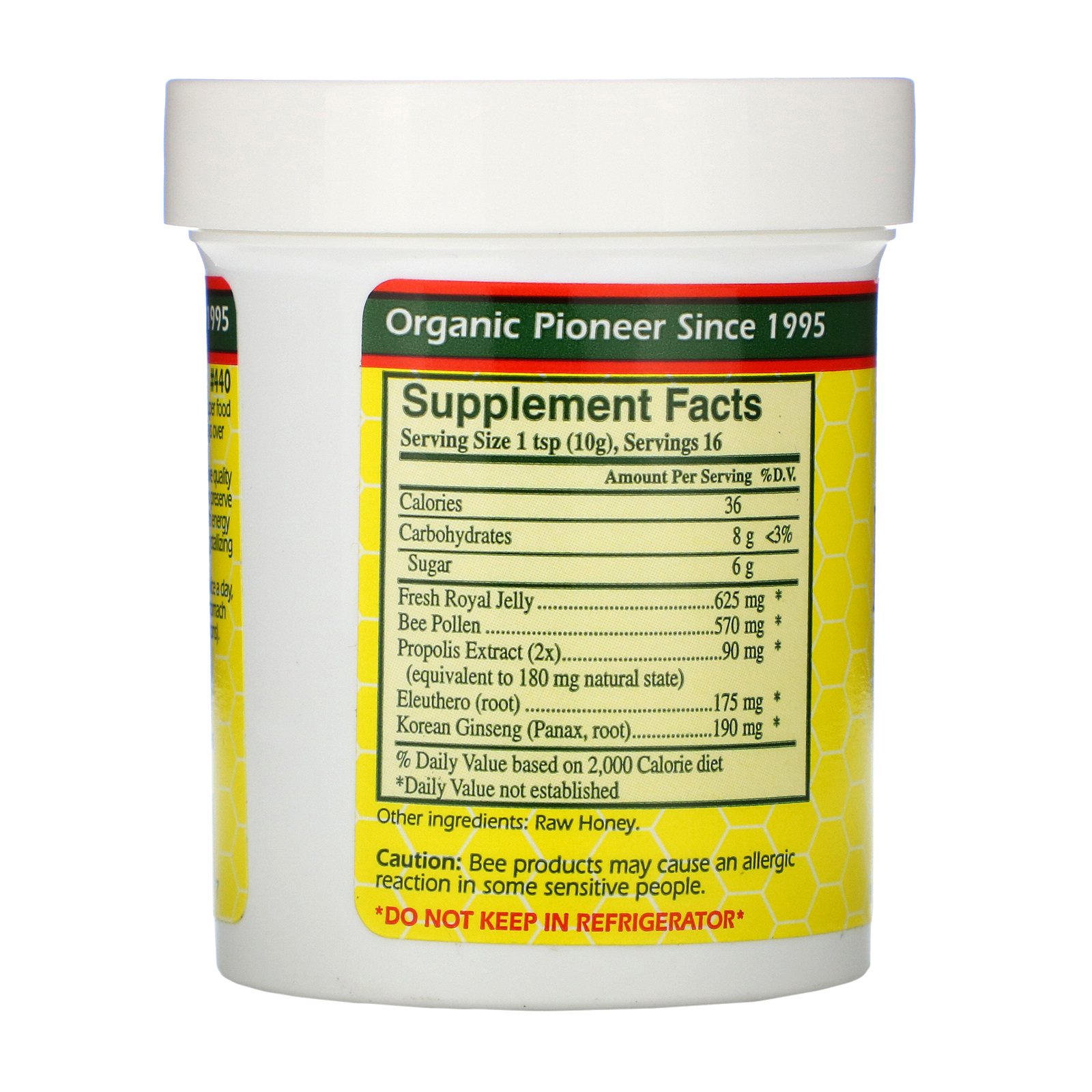 Comprar Y.S. Eco Bee Farms, Geléia real em mel, 625 mg, 5,6 oz (160 g) - Imagem 2
