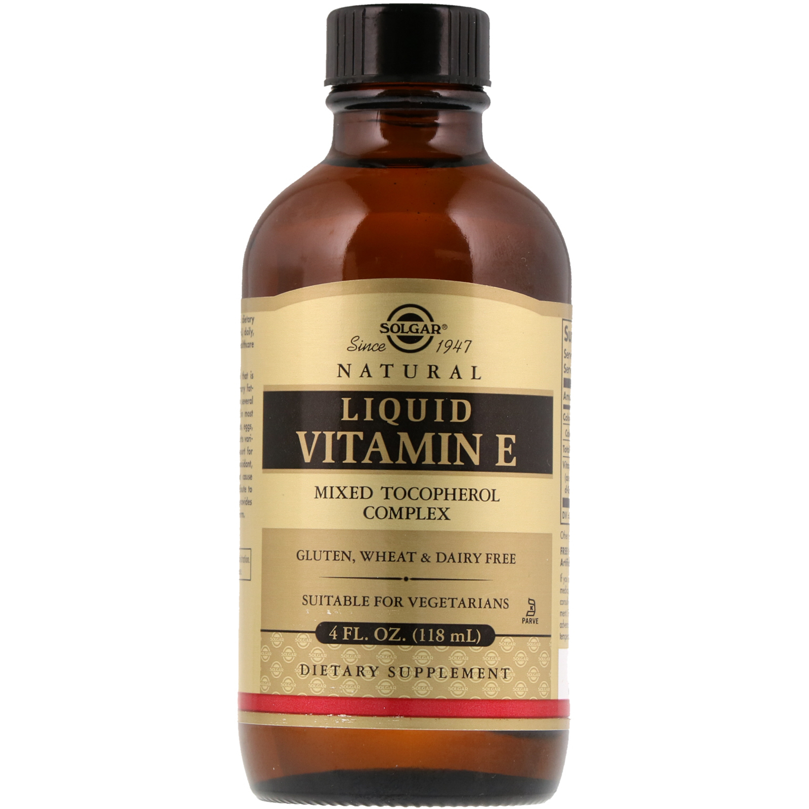 Comprar Solgar, Vitamina E Natural Líquida , 4 fl oz (118 ml)
