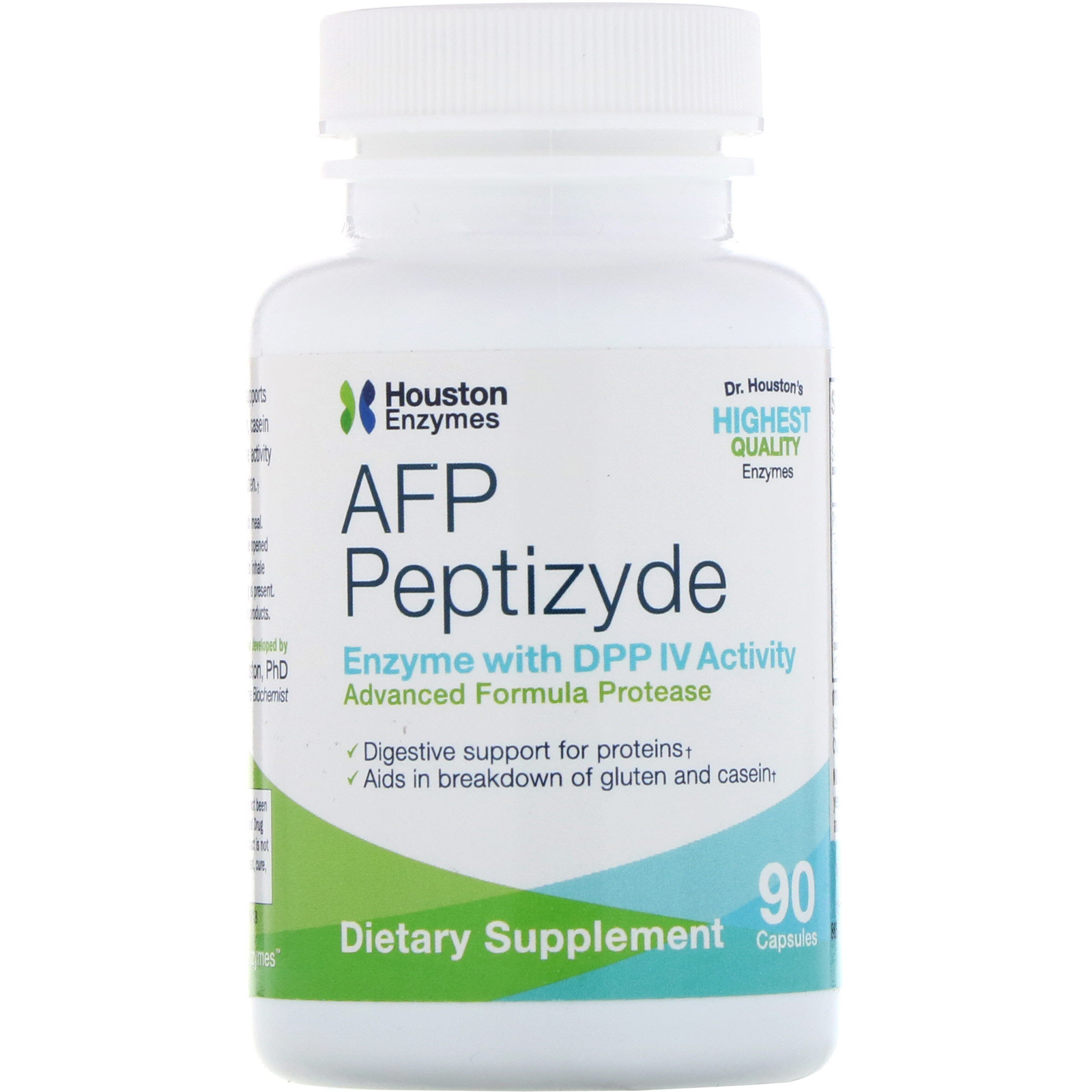 Comprar Houston Enzymes, AFP Peptizyde, 90 Cápsulas