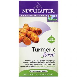 Comprar New Chapter, Turmeric Force, 120 Cápsulas Vegetais