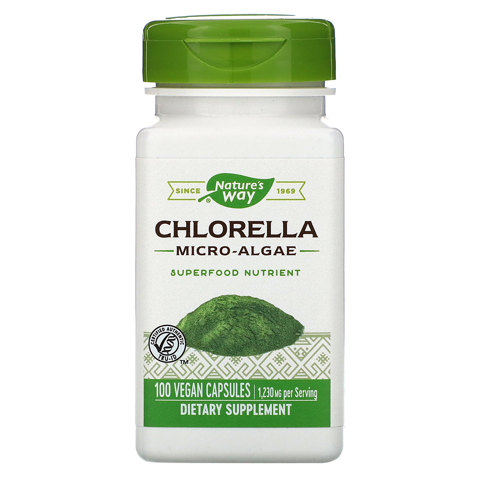Comprar Nature's Way, Chlorella, Micro-Algae, 1,230 mg, 100 Vegan Capsules