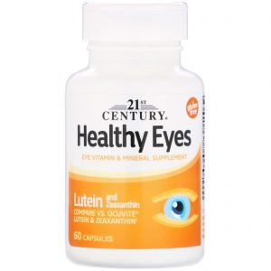 Comprar 21st Century, Healthy Eyes, Luteína e Zeaxantina, 60 Cápsulas