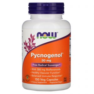 Comprar Now Foods, Pycnogenol, 30 mg, 150 Cápsulas Vegetais