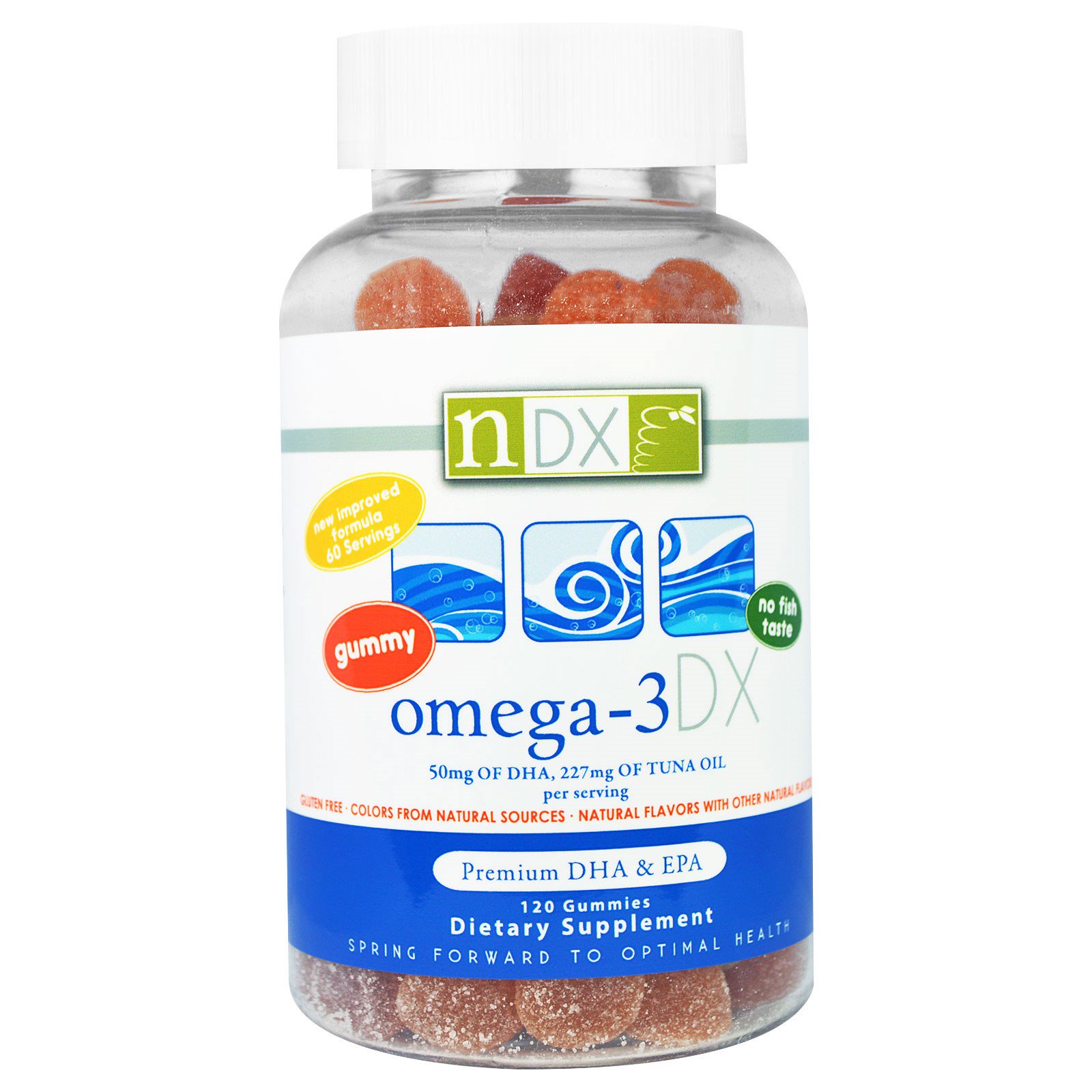 Comprar Natural Dynamix (NDX), Ômega-3 DX, 120 Gummies