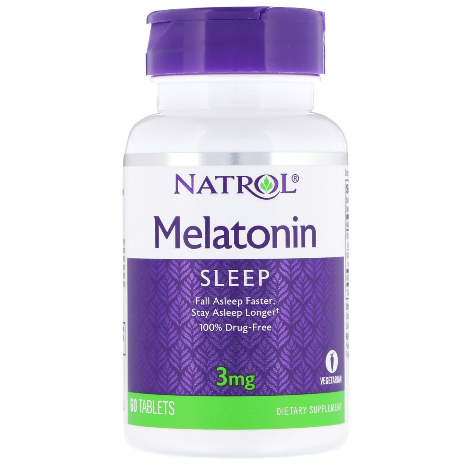 Comprar Natrol, Melatonina, 3 mg, 60 Comprimidos
