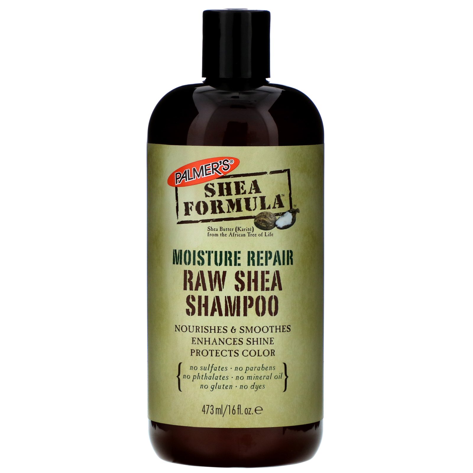 Comprar Palmer's, Fórmula Karité, Xampú de Karité cru, Reparo da hidratação, 16 fl oz (473 ml)