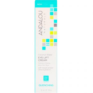 Comprar Andalou Naturals, Creme Firmador de Olhos com Água de COCO, Quenching, 18 g