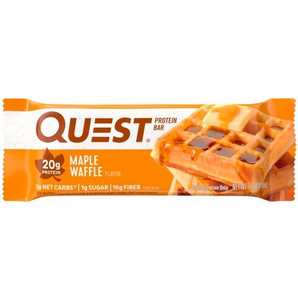 Comprar Quest Nutrition, Barra de Proteínas, Waffle de Bordo, 12 Barras, 60 g (2,12 oz) Cada - Imagem 4
