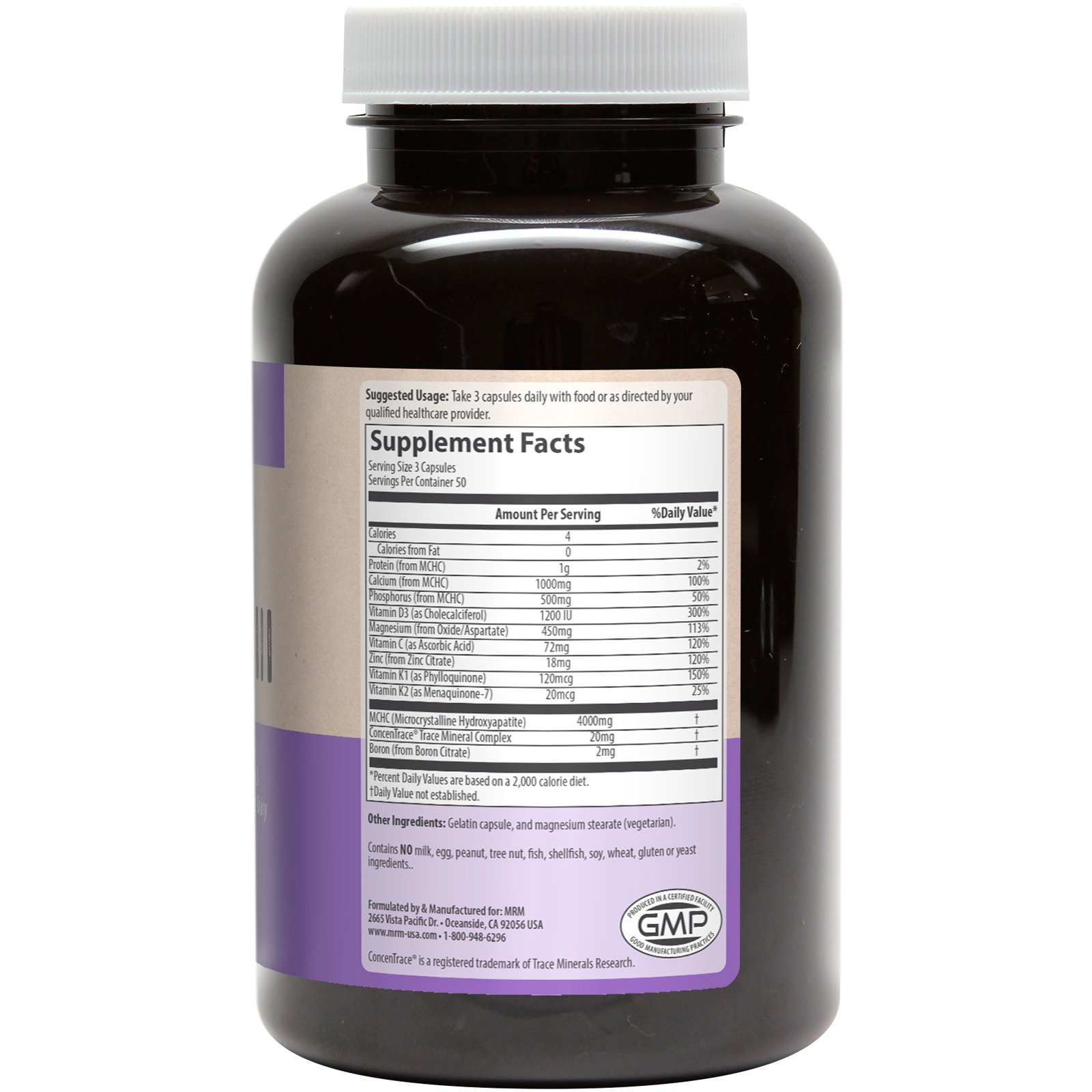 Comprar MRM, Bone Maximizer III, 150 Cápsulas - Imagem 2