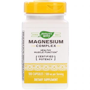 Comprar Nature's Way, Complexo de Magnésio, 500 mg, 100 Cápsulas