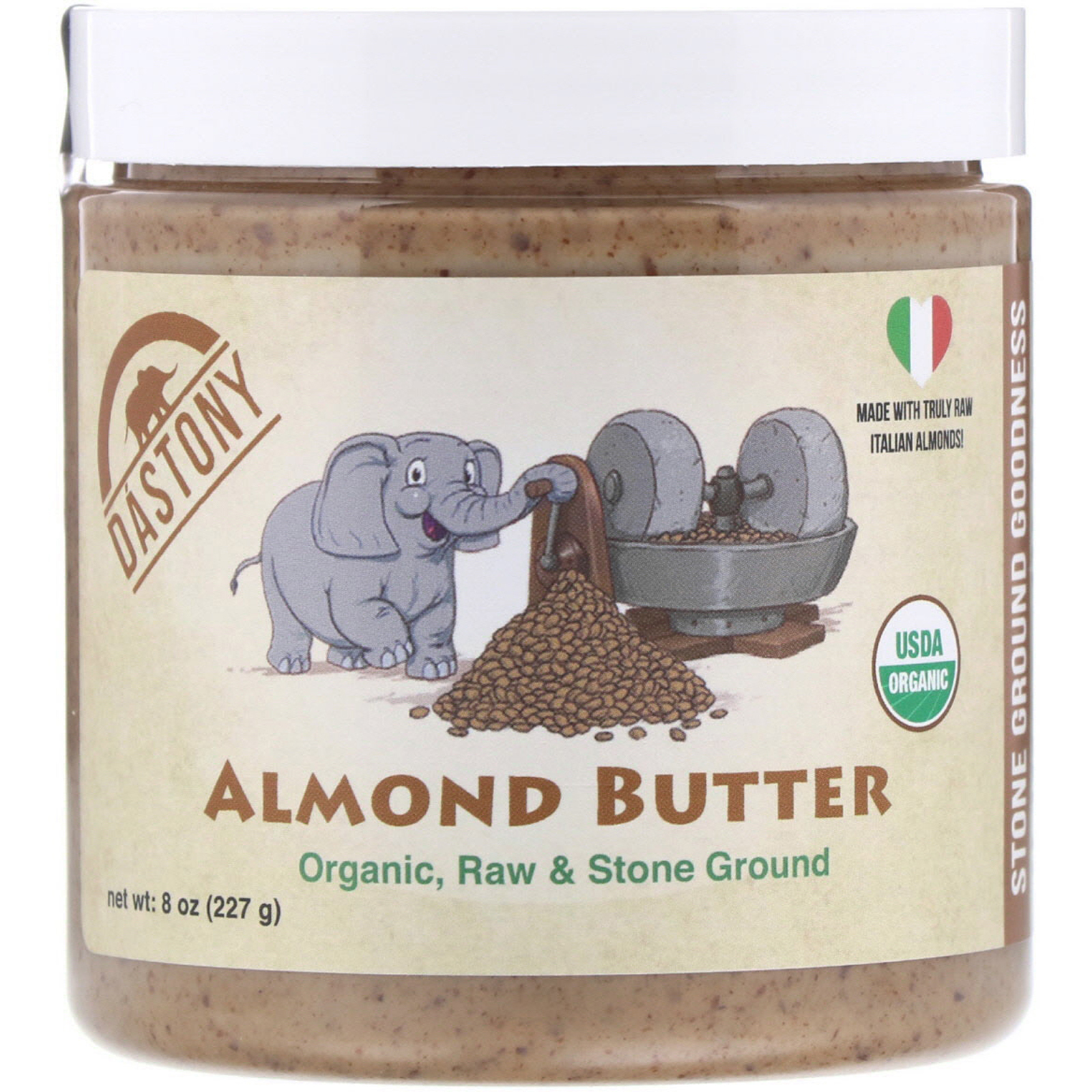 Comprar Dastony, Manteiga de amêndoas 100% orgânica 8 oz. (227 g)