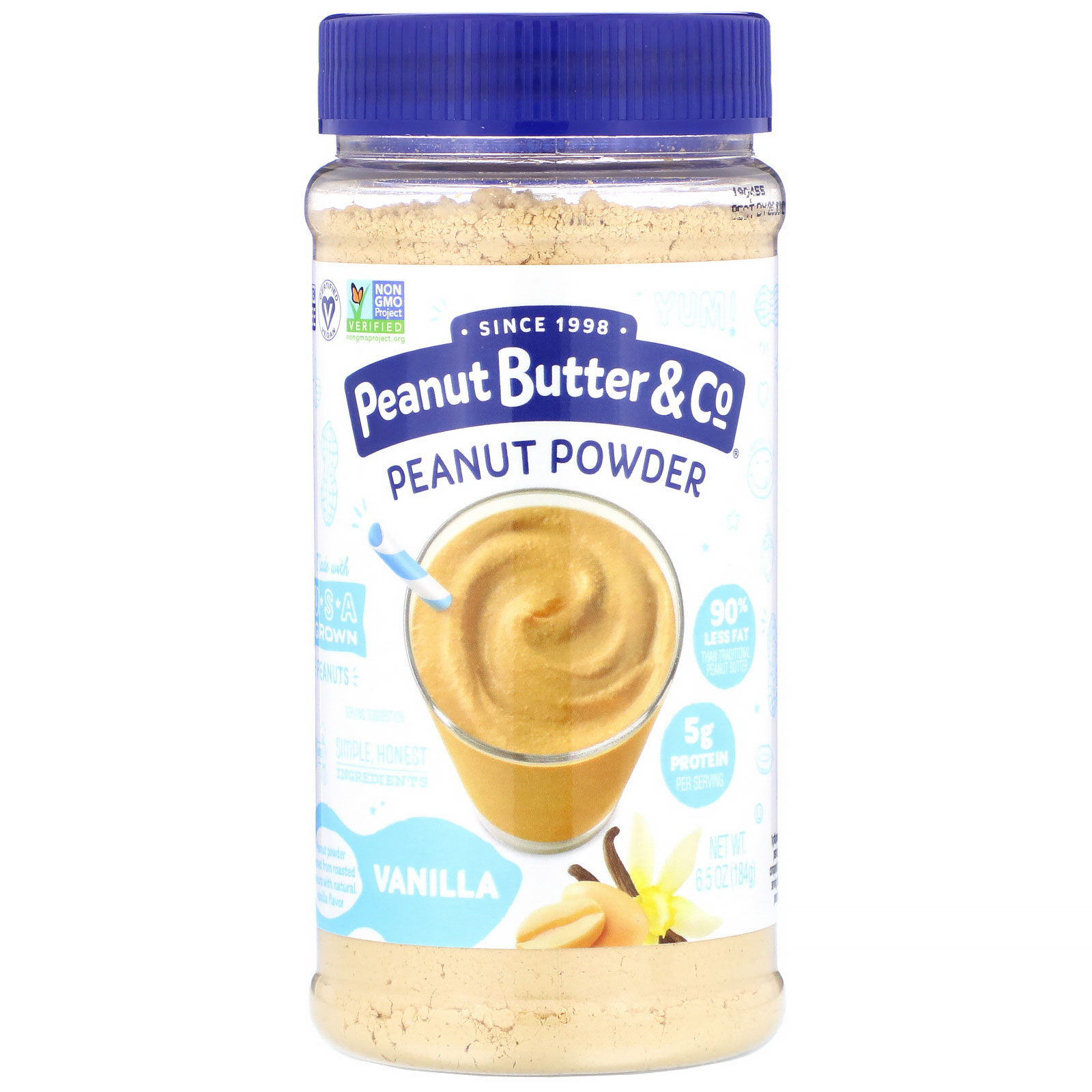 Comprar Peanut Butter & Co., Peanut Powder, Vanilla, 6.5 oz (184 g)