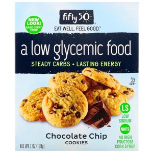 Comprar Fifty 50, Low Glycemic Chocolate Chip Cookies, 7 oz (198 g)
