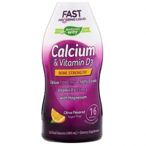Comprar Nature's Way, Calcium & Vitamin D3, Citrus Flavored, 16 fl oz (480 ml)