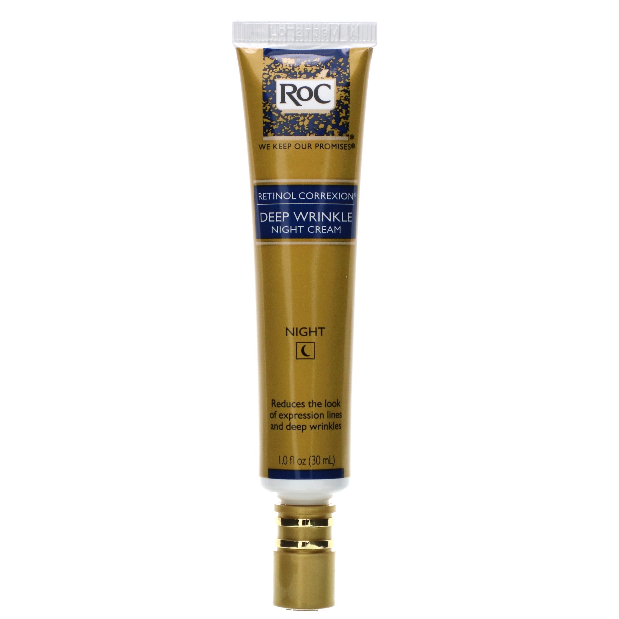 Comprar RoC, Correção com Retinol, Creme Noturno contra Rugas Profundas, 1,0 oz fl (30 ml)