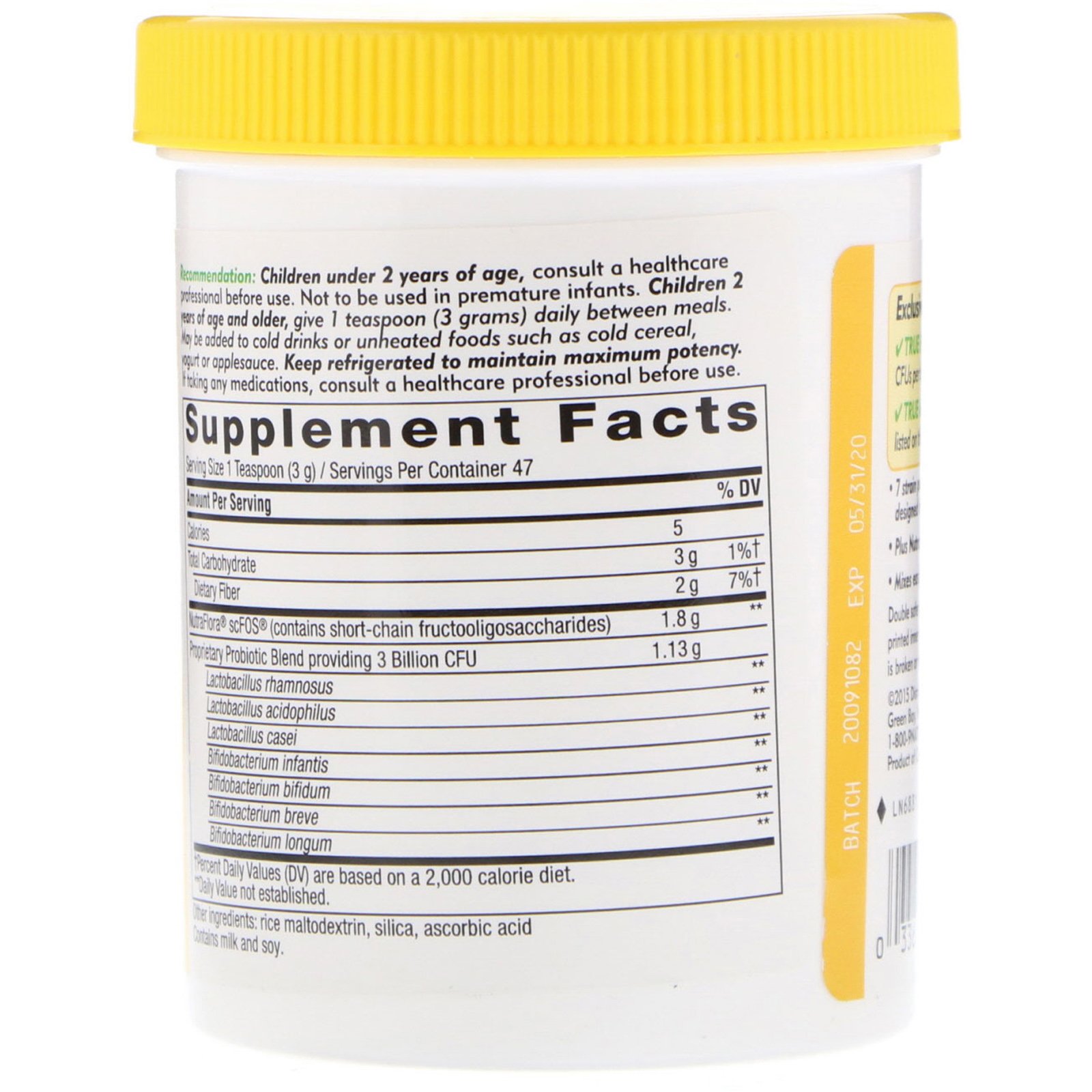 Comprar Nature's Way, Primadophilus, Infantil, 4.9 oz (141 g) - Imagem 2
