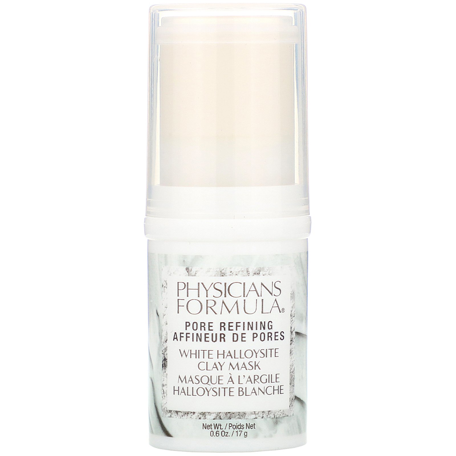 Comprar Physicians Formula, Máscara de Argila Halloysita Branca, Refinação dos Poros, 0,6 oz (17 g)