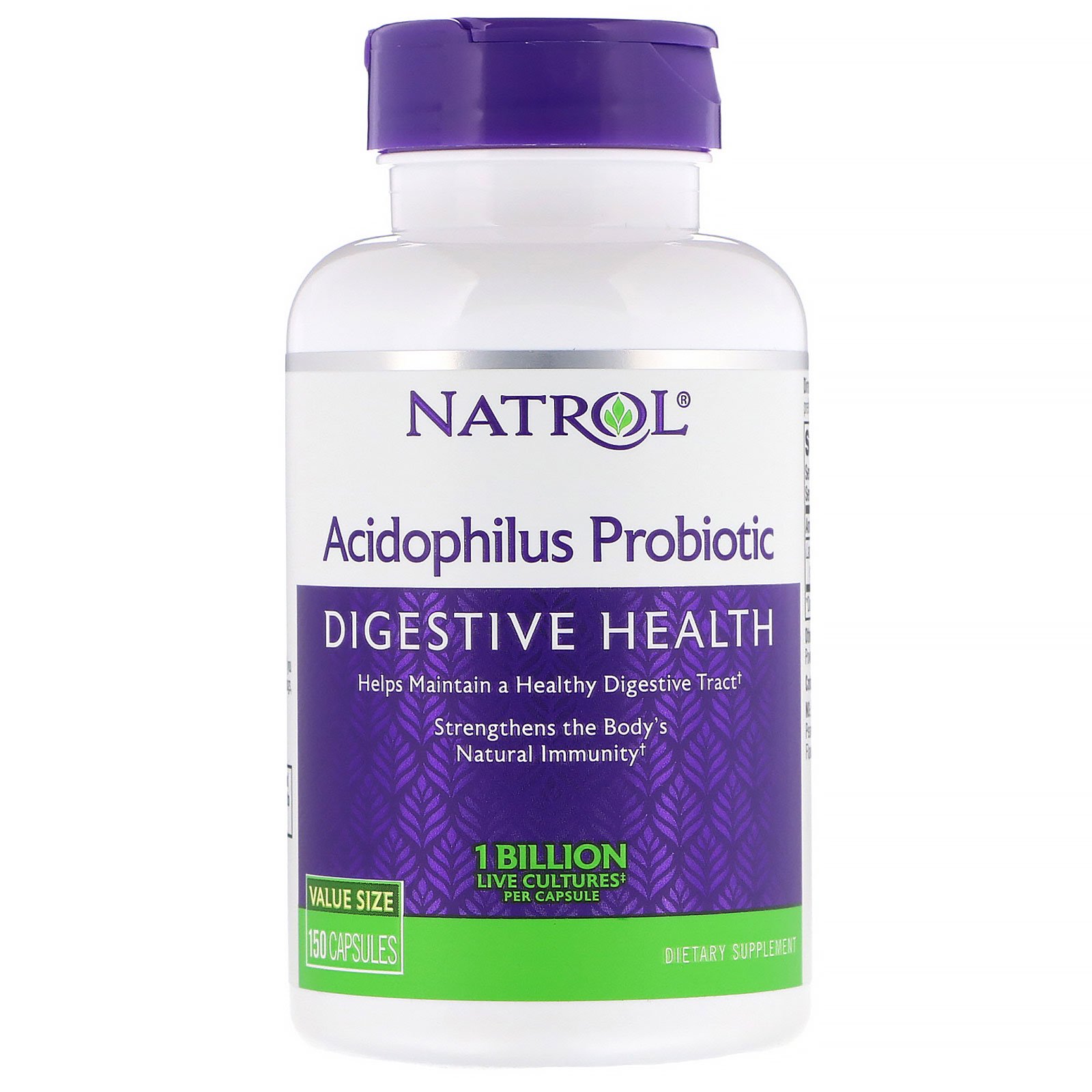 Comprar Natrol, Probióticos Acidófilos, 1 Bilhão, 150 Cápsulas