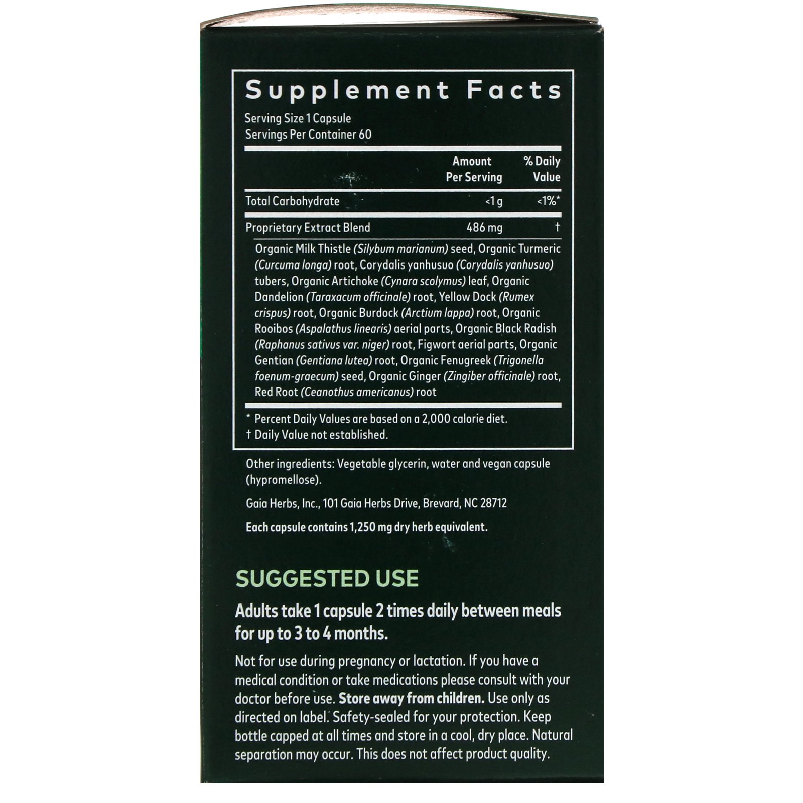 Comprar Gaia Herbs, Liver Cleanse, 60 Fitocápsulas Veganas Líquidas - Imagem 2