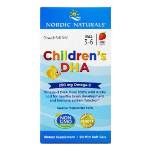 Comprar Nordic Naturals DHA Infantil Morango 90 ​​Cápsulas em Gel