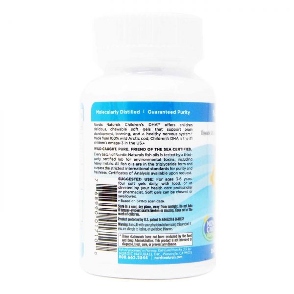 Comprar Nordic Naturals DHA Infantil Morango 90 ​​Cápsulas em Gel - Imagem 7