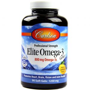 Comprar Carlson Labs, Elite Ômega-3, Limão - 90 Cápsulas