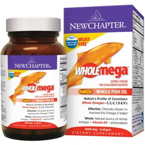 Comprar New Chapter, Wholemega® Óleo de Peixe - 60 Cápsulas