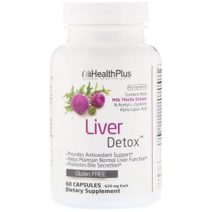 Comprar Health Plus, Liver Detox, 60 Capsules