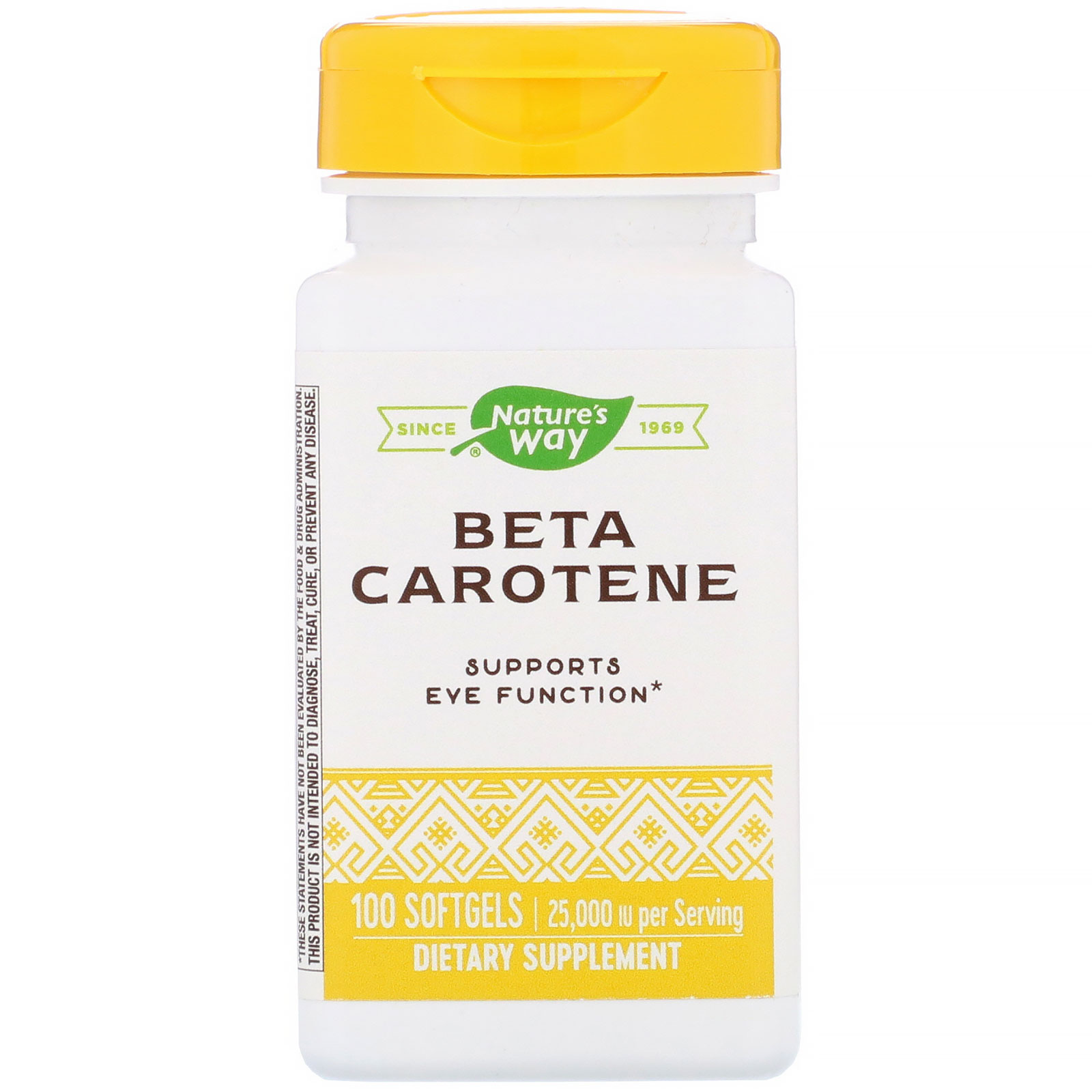Comprar Nature's Way, Beta Carotene, 25,000 IU, 100 Softgels