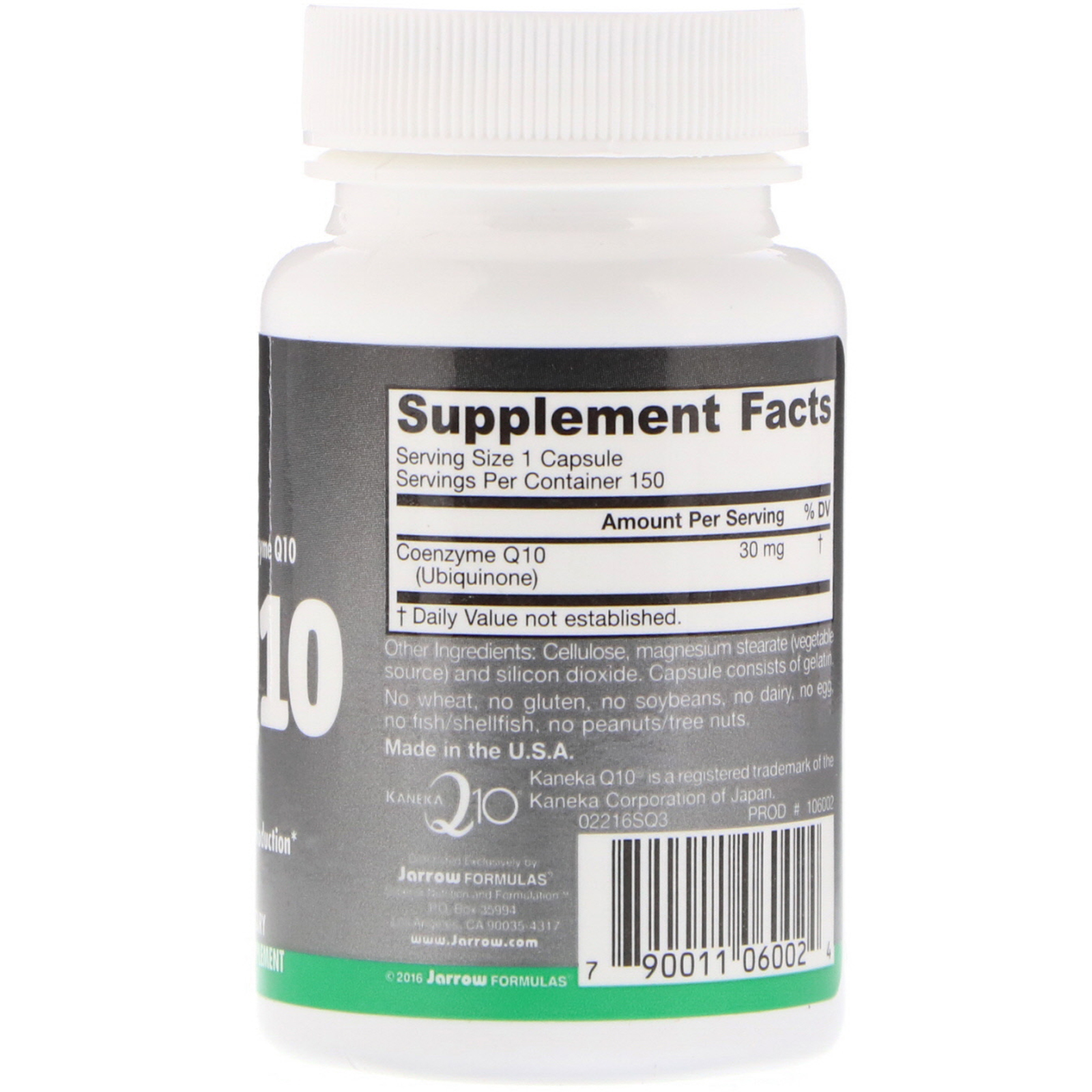 Comprar Jarrow Formulas, Co-Q10, 30 mg, 150 Cápsulas - Imagem 2